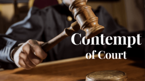 Contempt of Court