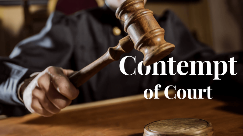 Contempt of Court: How to Defend Against Charges