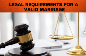 Legal Requirements for Marriage