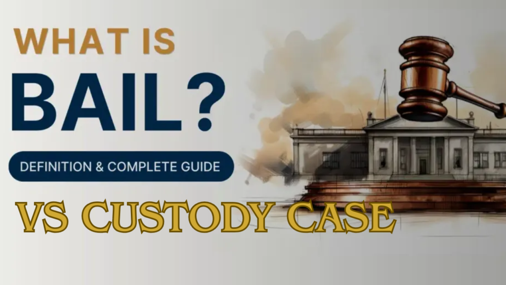 Duration Difference: Bail Case vs Custody Case